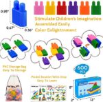 Kids 600pcs Set Building Blocks Construction Toy - Image 4
