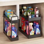 2pcs Under Sink Organizers and Storage with Hooks for Home Kitchen Bathroom - Image 3
