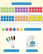 Coogam Magnetic Ten-Frame Set, Math Manipulative EVA Number Counting Games - Image 2