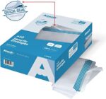 Security Self-Seal Envelopes, Windowless Design, Premium Security Tint Pattern, Ultra Strong Quick-Seal Closure - EnveGuard - Size 4-1/8 x 9-1/2 Inches - White - 24 LB - 500 Count (34010) - Image 3