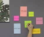 (8 Pack) Lined Sticky Notes Post, 8 Colors Self Sticky Notes Pad Its 3X3 in - Image 3