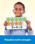 Coogam Magnetic Ten-Frame Set, Math Manipulative EVA Number Counting Games - Image 4