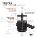 Waterpik Sonic-Fusion 2.0 Professional Flossing Toothbrush, Electric Toothbrush and Water Flosser Combo In One, Black - Image 4