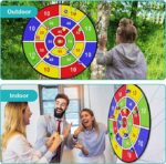 29" Large Dart Board for Kids, Birthday Gifts for 3 4 5 6 7 8 9 10 11 12 Year Old Boys Girls - Image 4