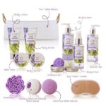 Spa Gift Baskets for Women - Luxury 15pcs with Bath Bombs, Shampoo Bar, Eye Mask, Shower Gel, Bubble Bath, Salts, Body Scrub Lotion - Image 3