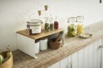 Yamazaki Home Wood-Top Stackable Kitchen Rack - Image 2