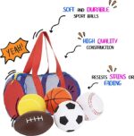Balls for Kids, Toddler Sports Toys - Set of 5 - Image 2