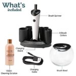 Luxe Makeup Brush Cleaner - 5oz Brush Cleaning Solution Included - USB Charging Station - Image 3