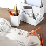 Desk Organizer, Office Desk Organizer and Accessories (Cold White) - Image 3