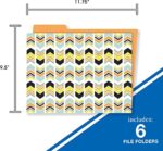Carson Dellosa Aim High Decorative File Folders—11.75" x 9.5" (6-Pack) - Image 2