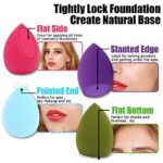 Makeup Sponge Blender Beauty Sponge Set 12pcs and Beauty Foundation Sponge Blender Holder 1PCS - Image 4