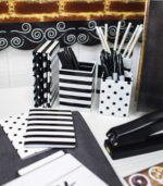 Schoolgirl Style - Polka Dot Pencil Cups, 3 Assorted Sizes - Image 2