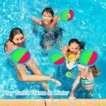 Ayeboovi Toss and Catch Ball Set Kids Toys Outdoor Games (4 Mitts & 4 Balls) - Image 4