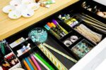CAXXA 3 Slot Drawer Organizer with 4 Adjustable Dividers (BLACK, 1 PACK) - Image 3