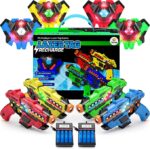 USA Toyz Rechargeable Laser Tag Game - 4pk Laser Tag Set with Guns and Vests