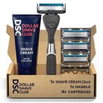 Dollar Shave Club | Easy to Grip Handle, Shaving Kit, Value Bundle, 6 Piece Set