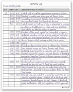 Activity Log Notepad, 50 Pages Activity Log, 11 X 8.5 Inch A4 Tear Sheets. Made in the USA. - Image 2